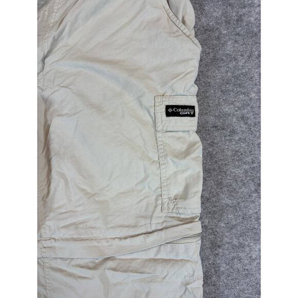 Columbia GRT Convertible Pants Mens Medium Beige Hiking Cargo Utility Outdoor - Picture 6 of 8